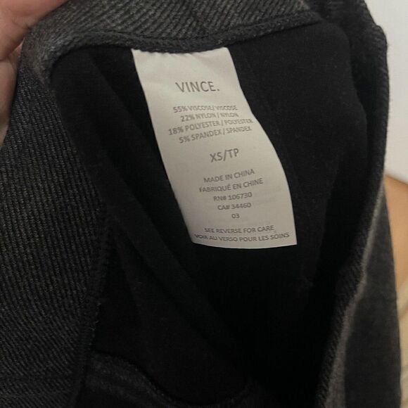 VINCE. Dark gray knit pull on leggings pants size US XS - Picture 6 of 6
